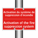 Activation du système de suppression /.../ - Activation of the fire suppression /.../
