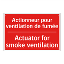 Actionneur pour ventilation de /.../ - Actuator for smoke ventilation