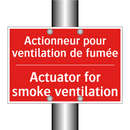 Actionneur pour ventilation de /.../ - Actuator for smoke ventilation
