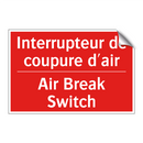 Interrupteur de coupure d'air - Air Break Switch