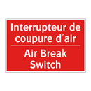 Interrupteur de coupure d'air - Air Break Switch