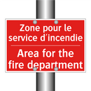 Zone pour le service d'incendie /.../ - Area for the fire department