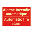 Alarme incendie automatique - Automatic fire alarm