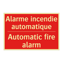Alarme incendie automatique - Automatic fire alarm