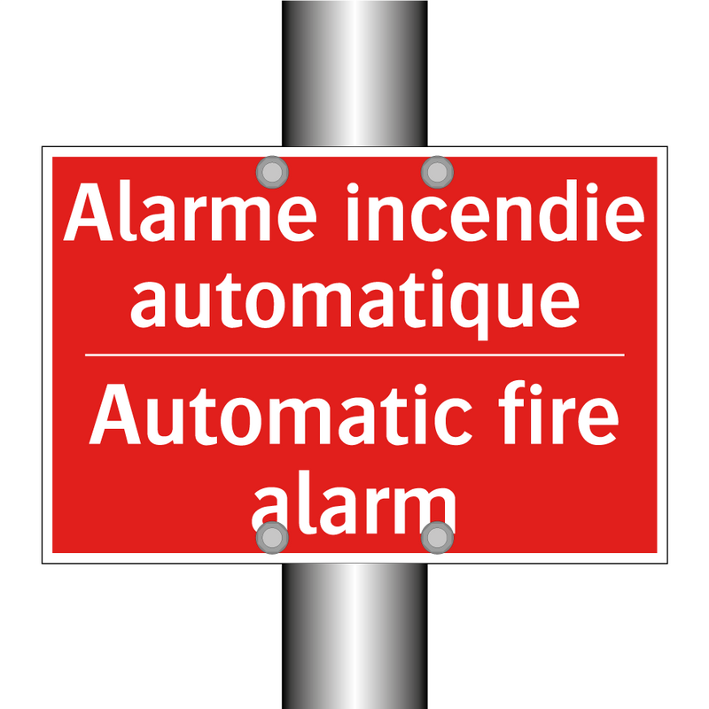 Alarme incendie automatique - Automatic fire alarm