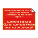 Fermeture automatique de la porte /.../ - Automatic Fire Door Closing Automatic /.../