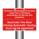 Fermeture automatique de la porte /.../ - Automatic Fire Door Closing Automatic /.../