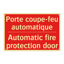 Porte coupe-feu automatique - Automatic fire protection door