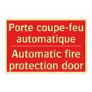 Porte coupe-feu automatique - Automatic fire protection door