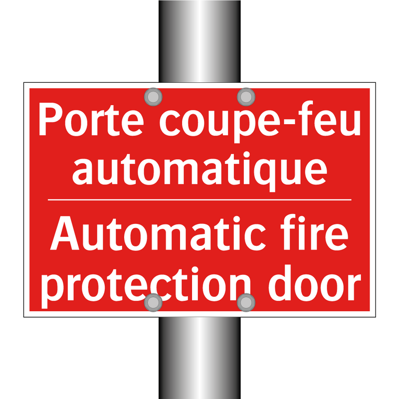 Porte coupe-feu automatique - Automatic fire protection door