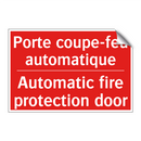 Porte coupe-feu automatique - Automatic fire protection door