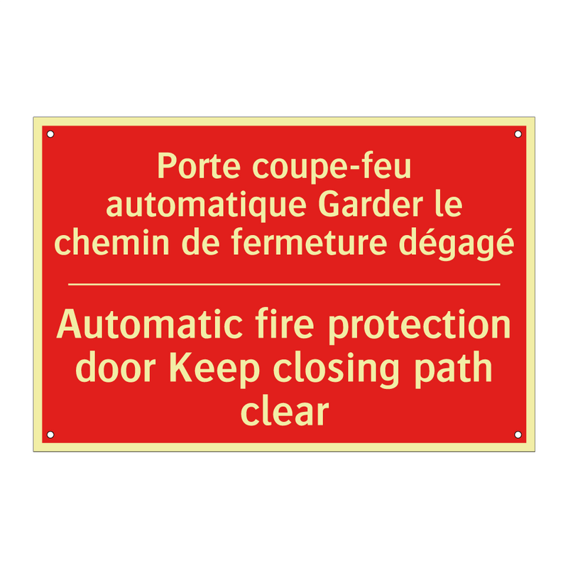 Porte coupe-feu automatique Garder /.../ - Automatic fire protection door /.../