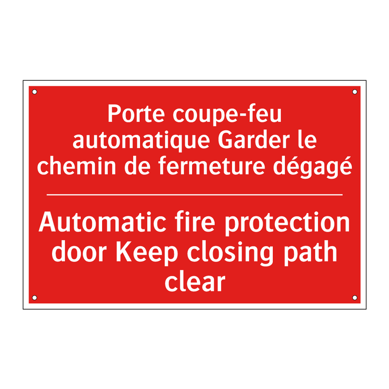 Porte coupe-feu automatique Garder /.../ - Automatic fire protection door /.../