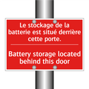 Le stockage de la batterie est /.../ - Battery storage located behind /.../