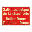 Salle technique de la chaufferie /.../ - Boiler Room Technical Room