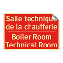Salle technique de la chaufferie /.../ - Boiler Room Technical Room