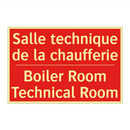 Salle technique de la chaufferie /.../ - Boiler Room Technical Room