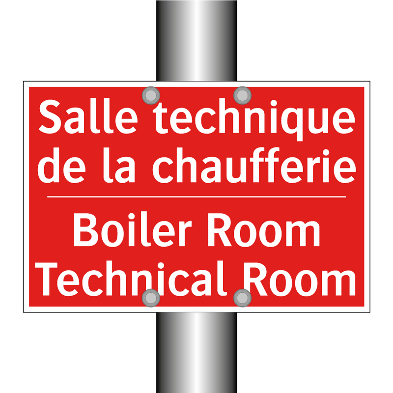 Salle technique de la chaufferie /.../ - Boiler Room Technical Room