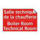 Salle technique de la chaufferie /.../ - Boiler Room Technical Room