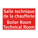 Salle technique de la chaufferie /.../ - Boiler Room Technical Room