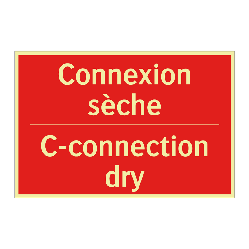Connexion sèche - C-connection dry