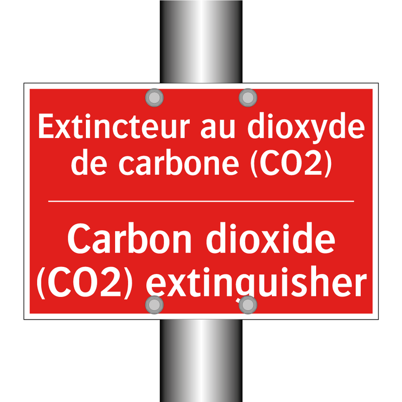 Extincteur au dioxyde de carbone /.../ - Carbon dioxide (CO2) extinguisher /.../