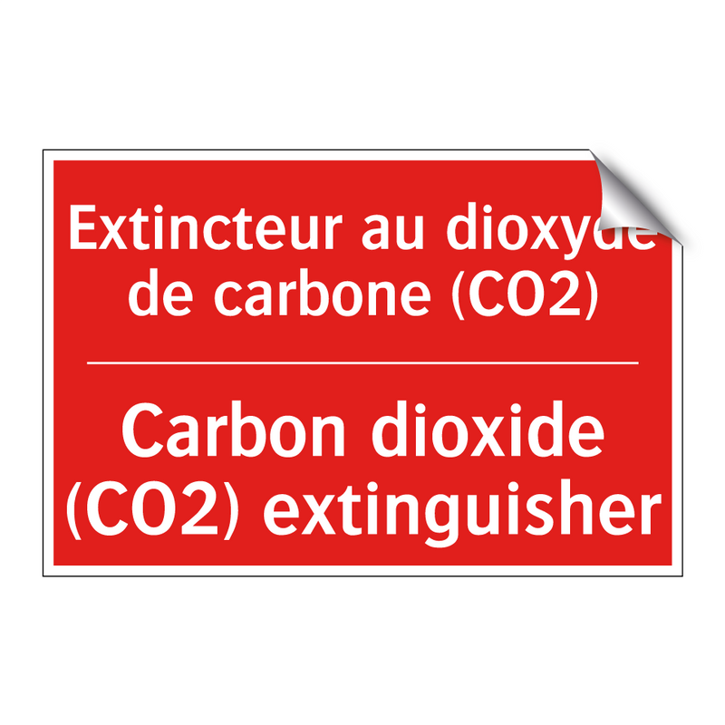 Extincteur au dioxyde de carbone /.../ - Carbon dioxide (CO2) extinguisher /.../