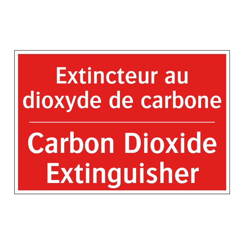 Extincteur au dioxyde de carbone /.../ - Carbon Dioxide Extinguisher