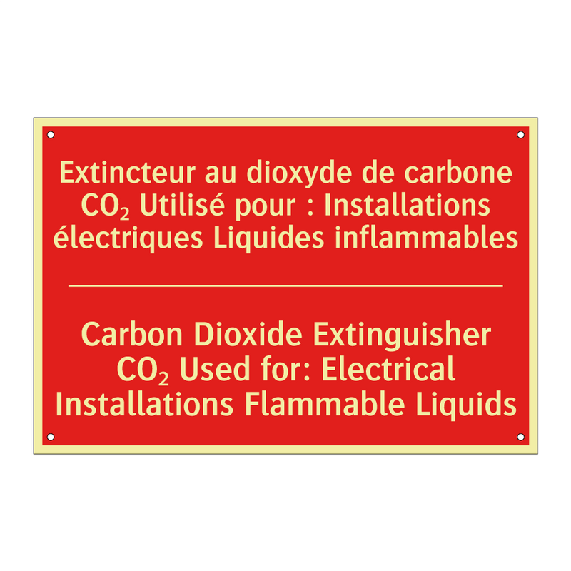 Extincteur au dioxyde de carbone /.../ - Carbon Dioxide Extinguisher CO₂ /.../