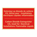 Extincteur au dioxyde de carbone /.../ - Carbon Dioxide Extinguisher CO₂ /.../