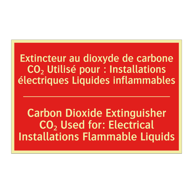 Extincteur au dioxyde de carbone /.../ - Carbon Dioxide Extinguisher CO₂ /.../