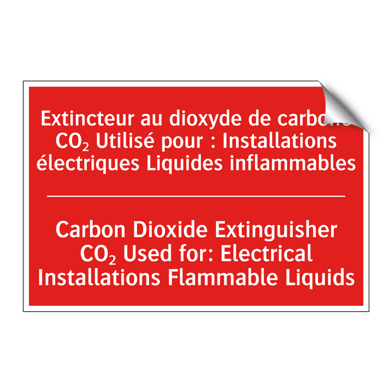 Extincteur au dioxyde de carbone /.../ - Carbon Dioxide Extinguisher CO₂ /.../