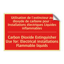 Utilisation de l'extincteur au /.../ - Carbon Dioxide Extinguisher Use /.../