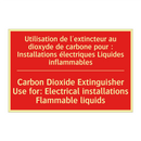 Utilisation de l'extincteur au /.../ - Carbon Dioxide Extinguisher Use /.../