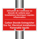 Utilisation de l'extincteur au /.../ - Carbon Dioxide Extinguisher Use /.../