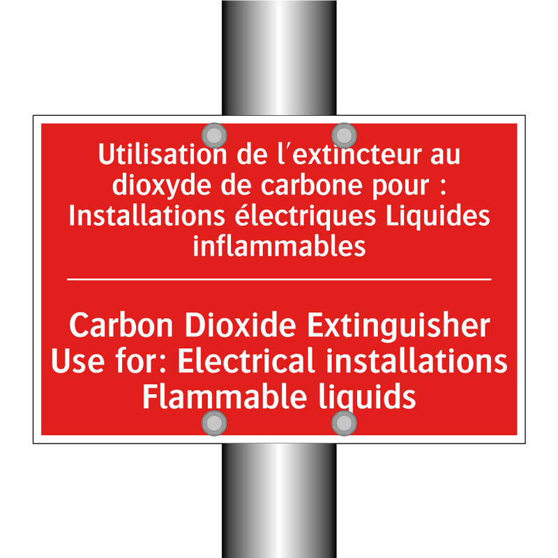 Utilisation de l'extincteur au /.../ - Carbon Dioxide Extinguisher Use /.../