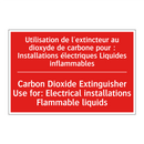 Utilisation de l'extincteur au /.../ - Carbon Dioxide Extinguisher Use /.../