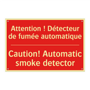 Attention ! Détecteur de fumée /.../ - Caution! Automatic smoke detector /.../