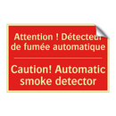 Attention ! Détecteur de fumée /.../ - Caution! Automatic smoke detector /.../