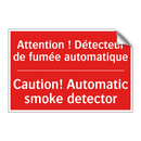 Attention ! Détecteur de fumée /.../ - Caution! Automatic smoke detector /.../