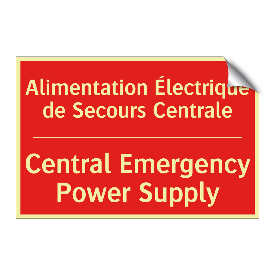 Alimentation Électrique de Secours /.../ - Central Emergency Power Supply