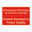 Alimentation Électrique de Secours /.../ - Central Emergency Power Supply