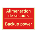 Alimentation de secours - Backup power