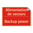 Alimentation de secours - Backup power