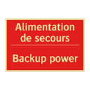 Alimentation de secours - Backup power