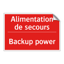 Alimentation de secours - Backup power
