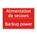 Alimentation de secours - Backup power