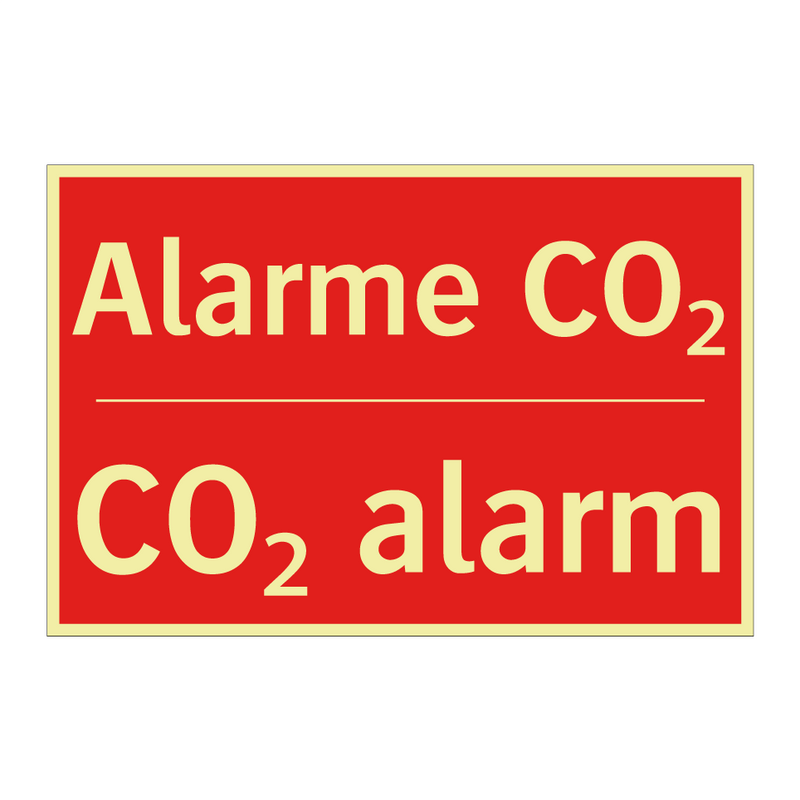 Alarme CO₂ - CO₂ alarm