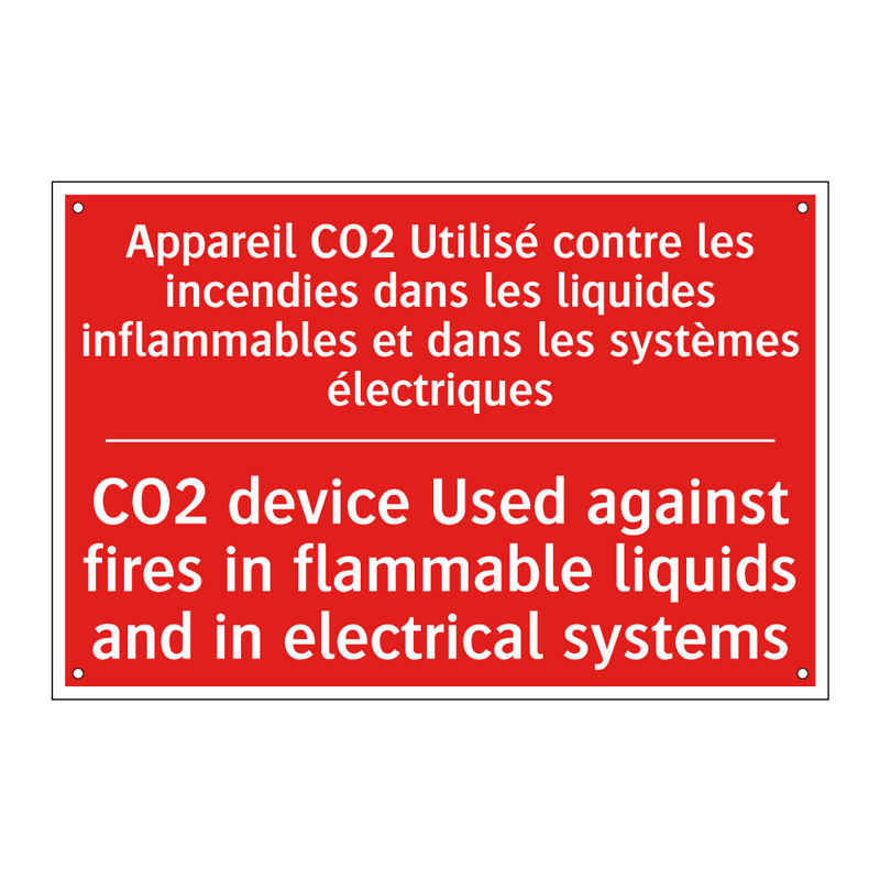 Appareil CO2 Utilisé contre les /.../ - CO2 device Used against fires /.../