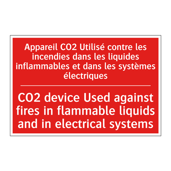 Appareil CO2 Utilisé contre les /.../ - CO2 device Used against fires /.../